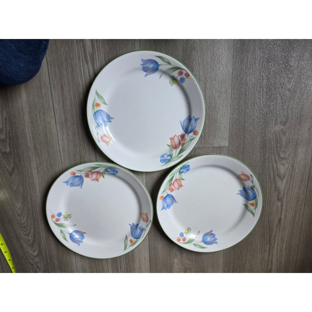 Corelle Fresh Cut 10" Dinner Plates Set Of 3